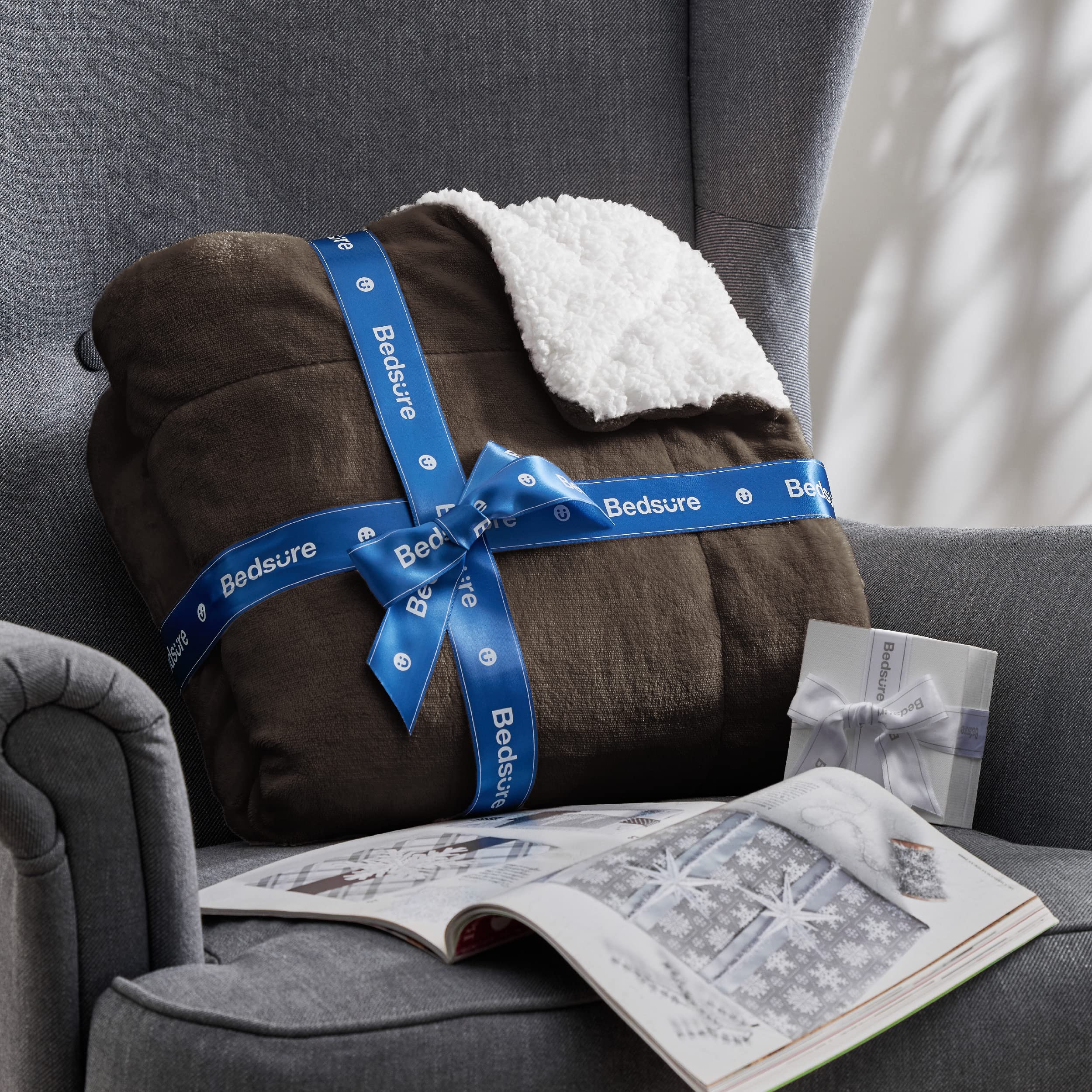 Bedsure couture et étiquette soulignant solidité et finition