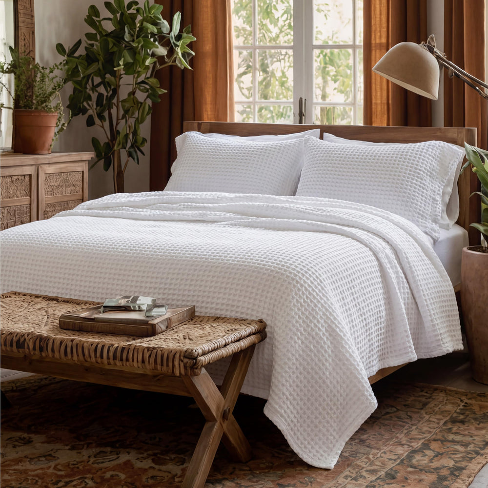 Bedsure scène de chambre décorée illustrant style vintage et confort