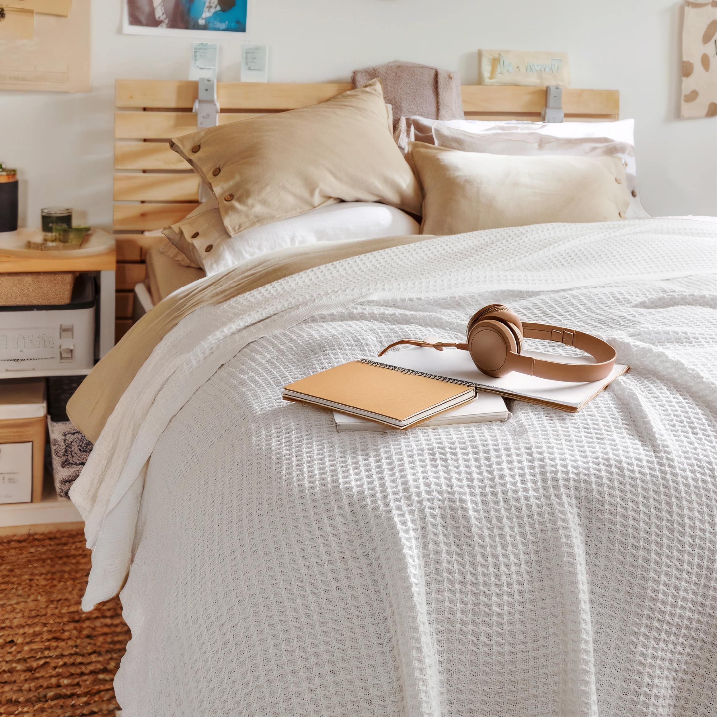 Bedsure plaid plié prêt à offrir, emballage cadeau soigné