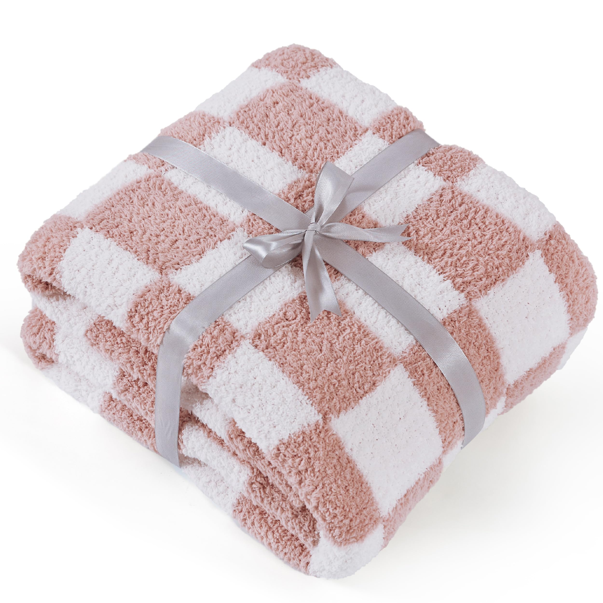 Bedsure gros plan texture microfibre mettant en valeur tactilité moelleuse