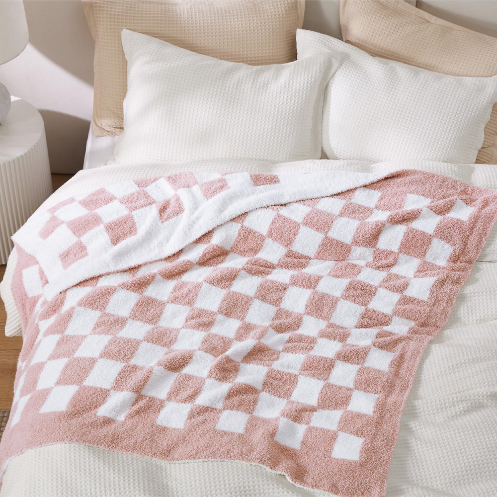 Bedsure plaid plié à côté d'une règle montre dimension pratique 50x60 pouces
