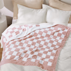 Bedsure plaid plié à côté d'une règle montre dimension pratique 50x60 pouces