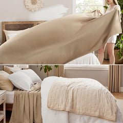 Bedsure plaid sur lit Queen, ajoute confort et esthétique