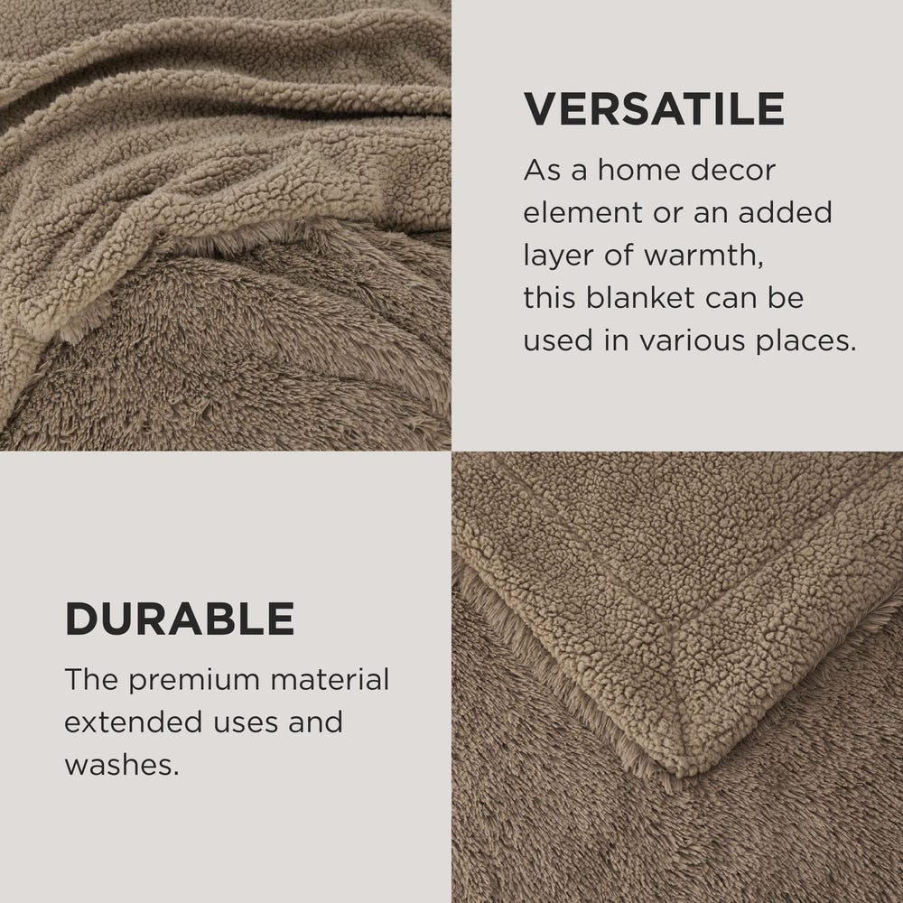 Bedsure plaid posé sur lit queen améliorant décoration et confort