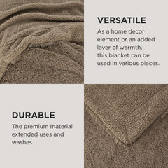 Bedsure plaid posé sur lit queen améliorant décoration et confort