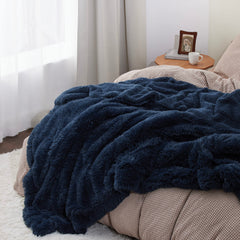 Bedsure plaid sur lit queen, finition décorative et style raffiné