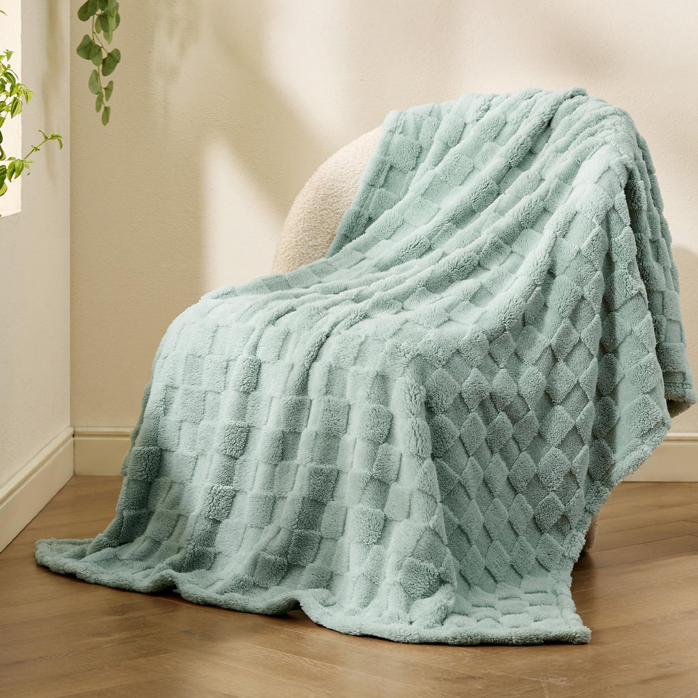 Bedsure plaid sur lit twin illustrant confort et style pratique