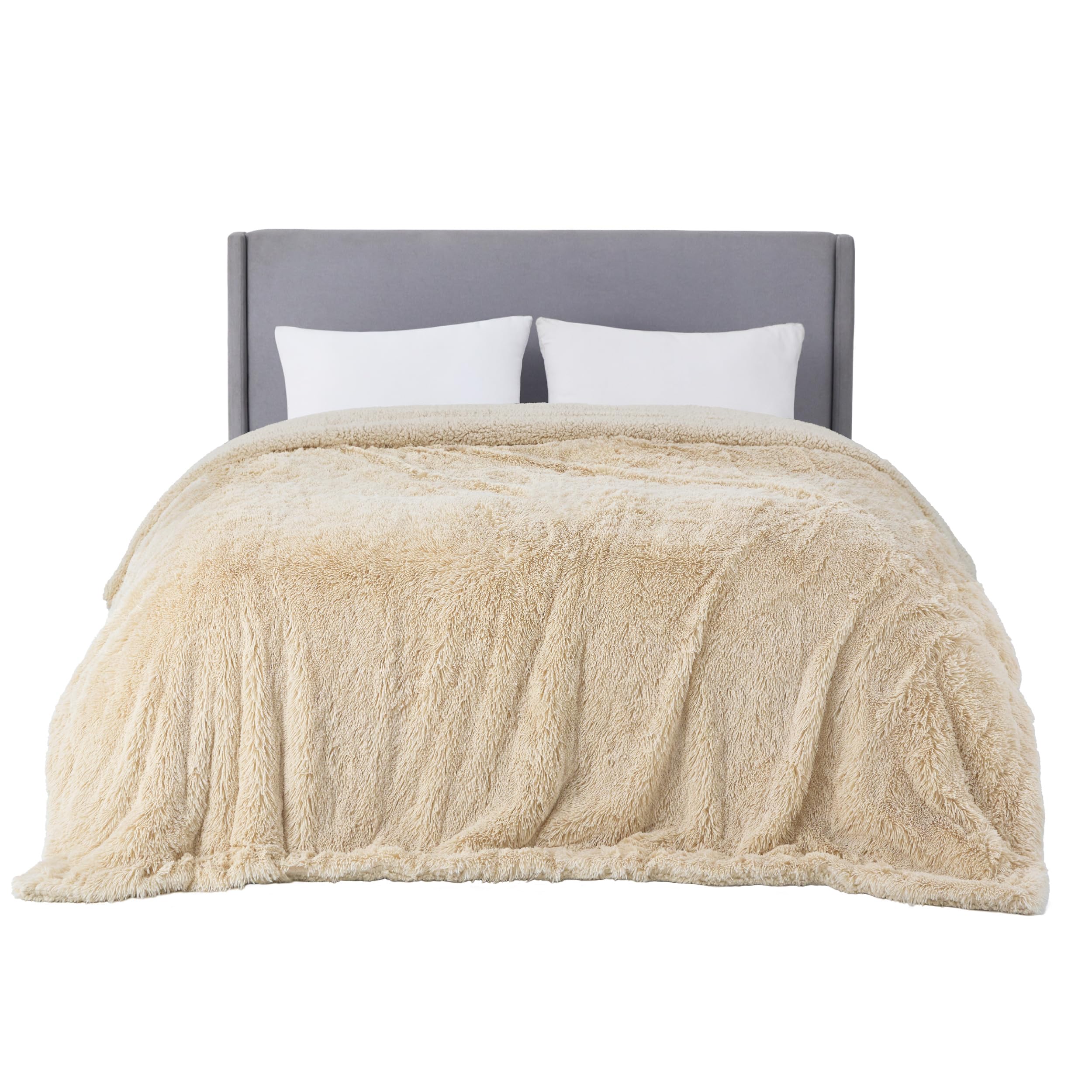 Bedsure comparaison taille montrant couverture couvrant lit king