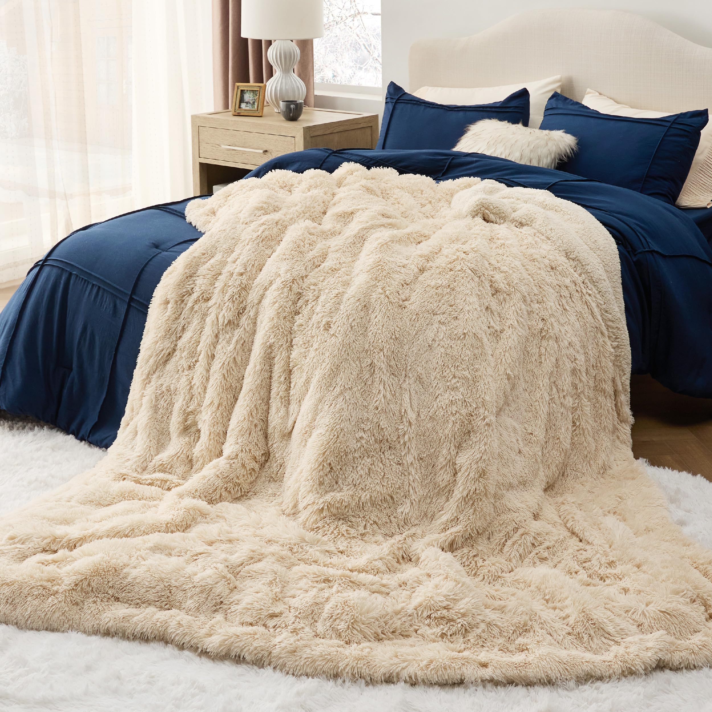Bedsure détail des bords et coutures pour solidité et finition