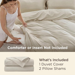 Bedsure gros plan texture double-brossée, toucher ultra-doux et respirant