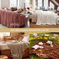 Bedsure couverture pliée sur lit king pour présentation et style