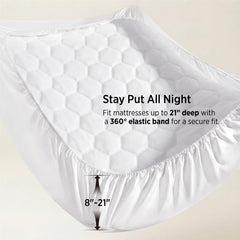 Bedsure vue de la poche profonde pouvant atteindre 21 pouces pour maintien