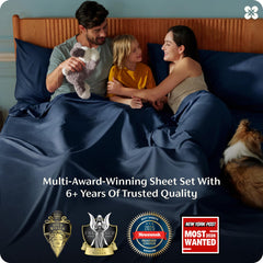 Bedsure drap-housse bien ajusté illustrant maintien sur matelas profond