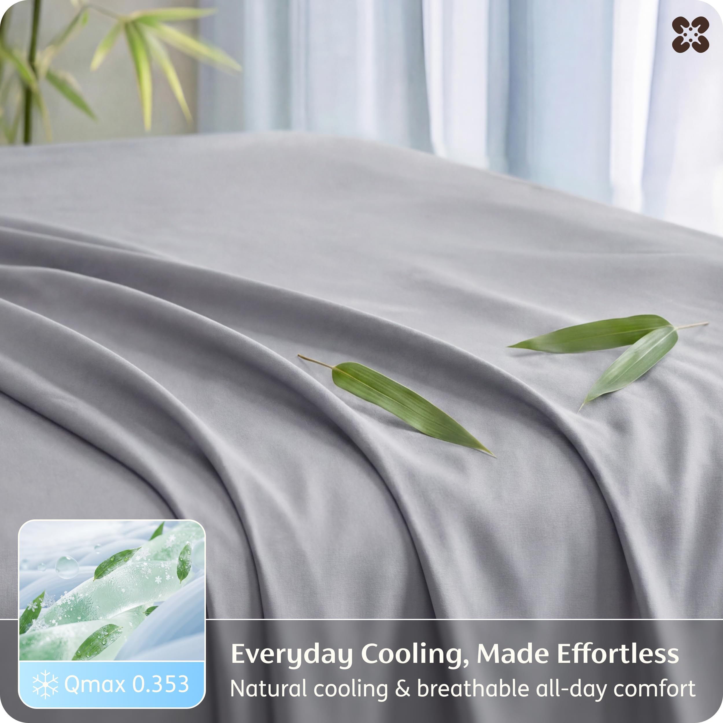 Bedsure détail de l’élastique 360° du drap‑housse pour maintien sûr