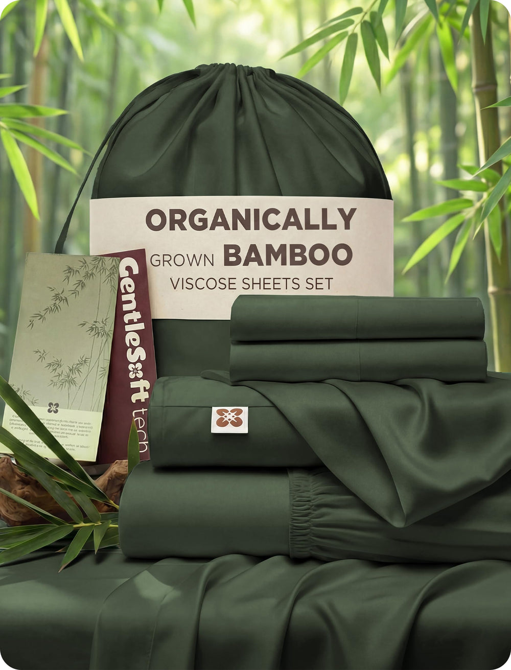 Bedsure emballage FSC et tote réutilisable montrant un cadeau écoresponsable