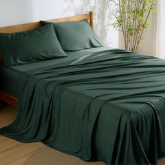 Bedsure draps emballage vue frontale, qualité respirante