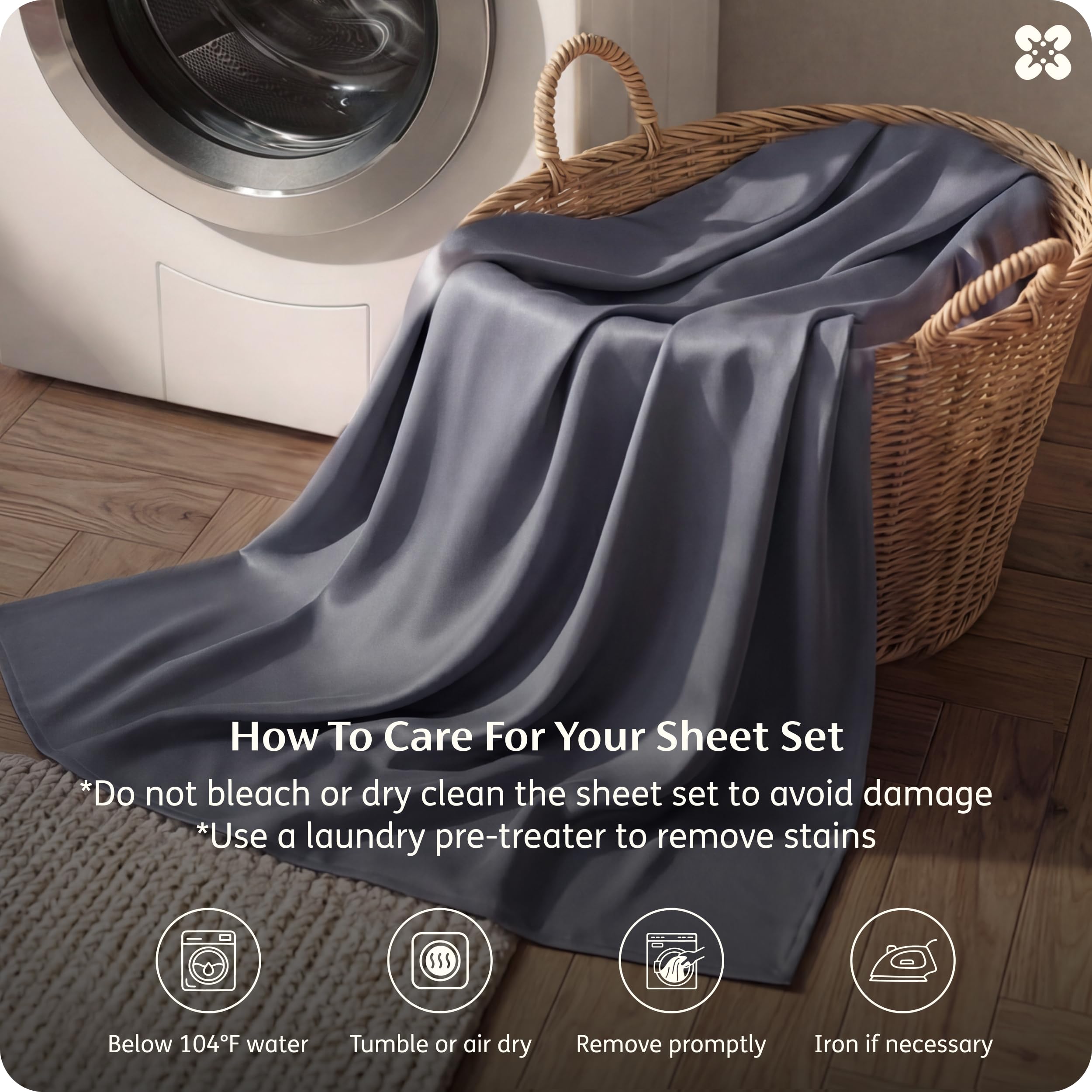 Bedsure finition coin et couture, durabilité et maintien visibles