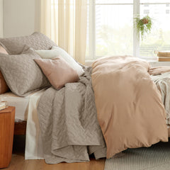Bedsure détail des coutures renforcées garantissant durabilité