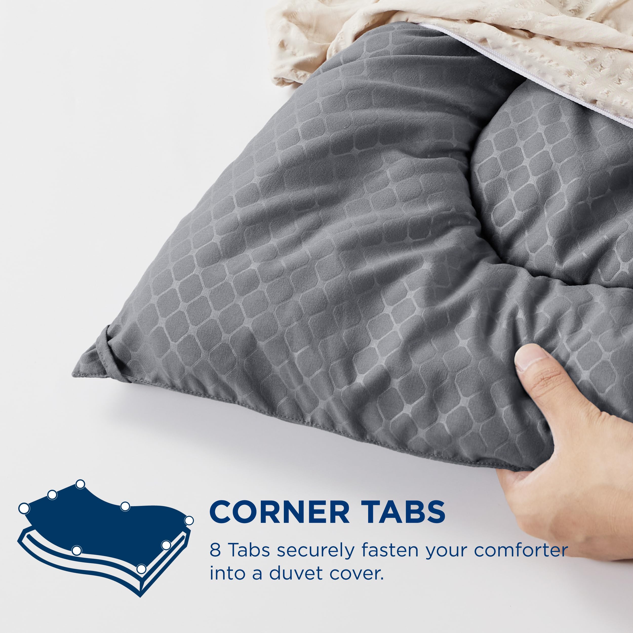 Bedsure couette pliée en boîte, facile à ranger et transporter