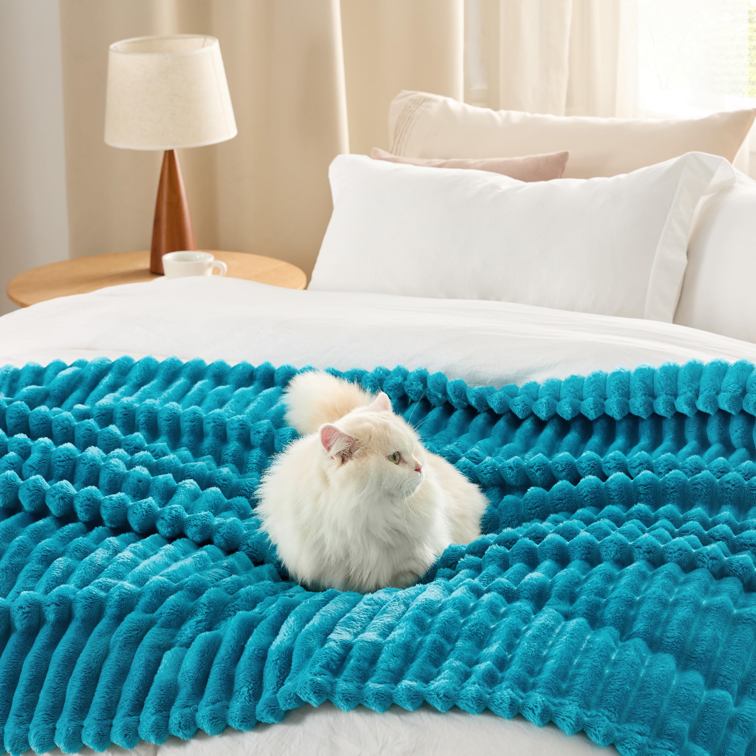 Bedsure détail des rayures pour style coordonné et harmonie décorative