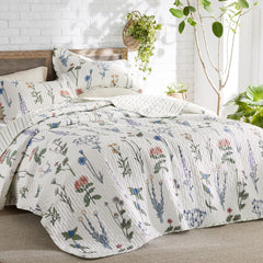 Bedsure recto floral visible pour une chambre plus élégante