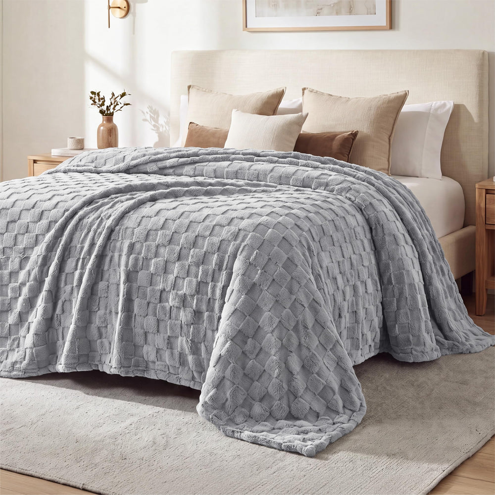 Bedsure style lifestyle chambre montrant l'effet décoratif moderne et accueillant