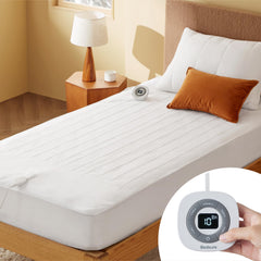 Bedsure surmatelas chauffant face avant montrant finition douce et confort