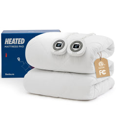 Bedsure surmatelas chauffant face avant montrant design et maintien