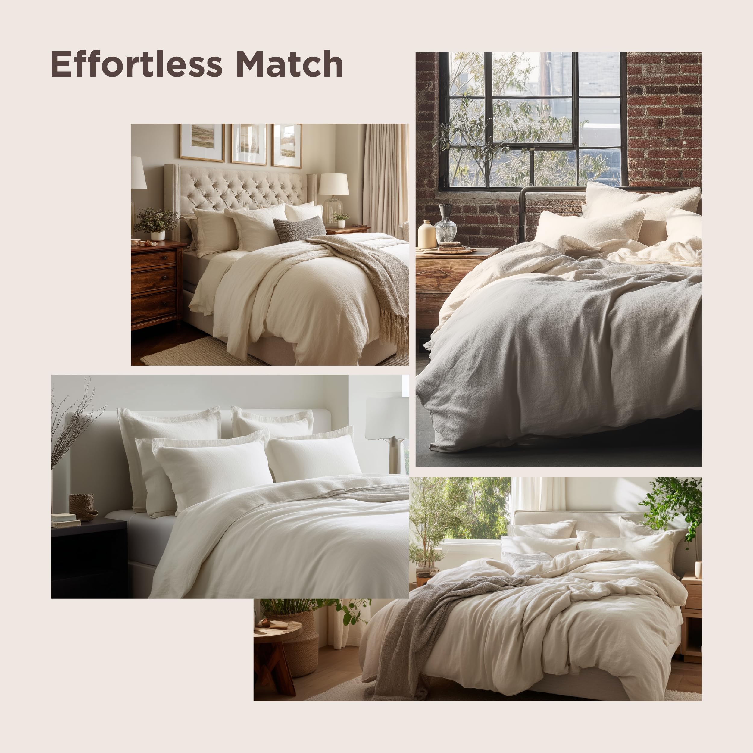 Bedsure taie d'oreiller 20x26 Rose Pink, finition assortie et confort