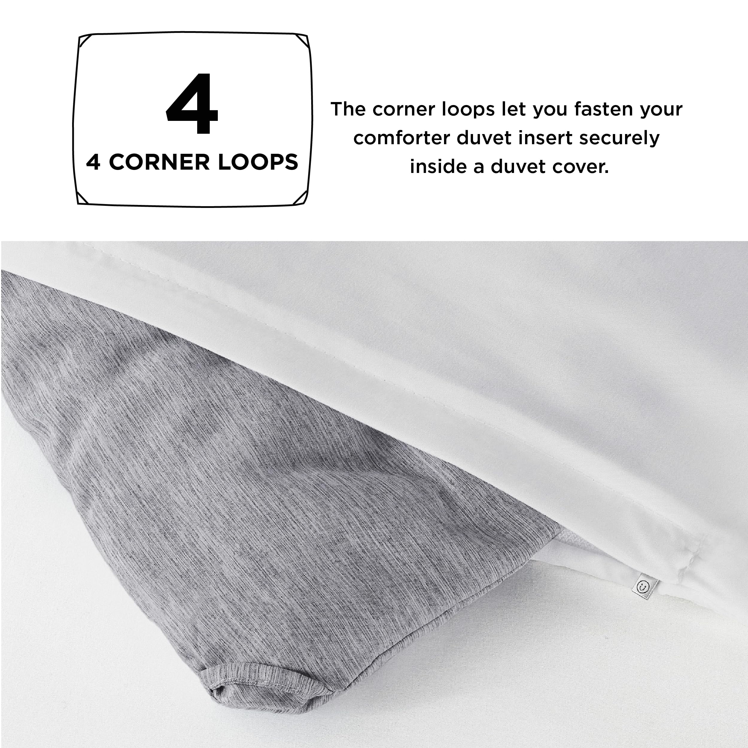 Bedsure taie d'oreiller incluse montrant protection et coordination