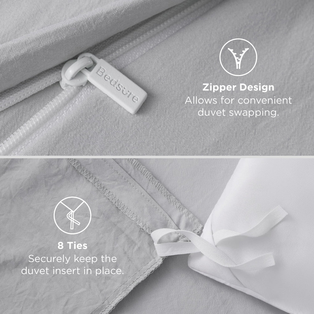 Bedsure taie d'oreiller assortie incluse, coordination esthétique pratique