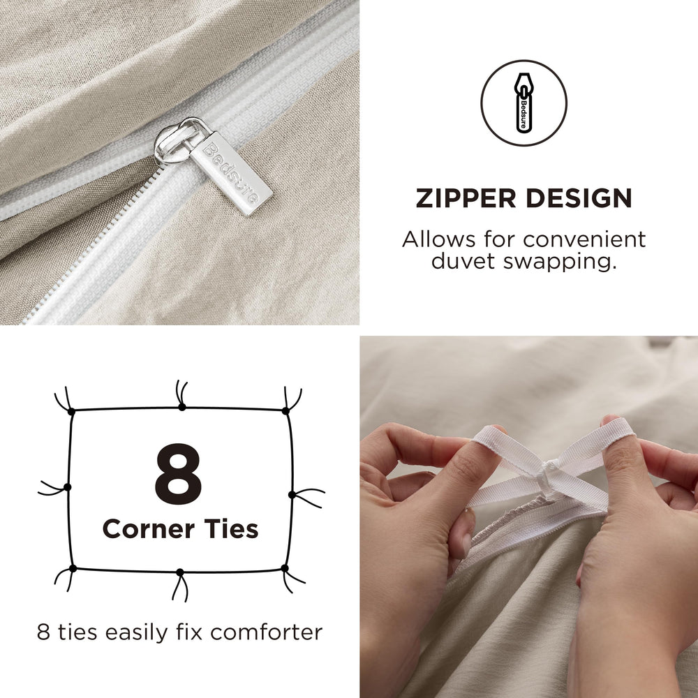 Bedsure taie d'oreiller pliée, coordination et confort visuel