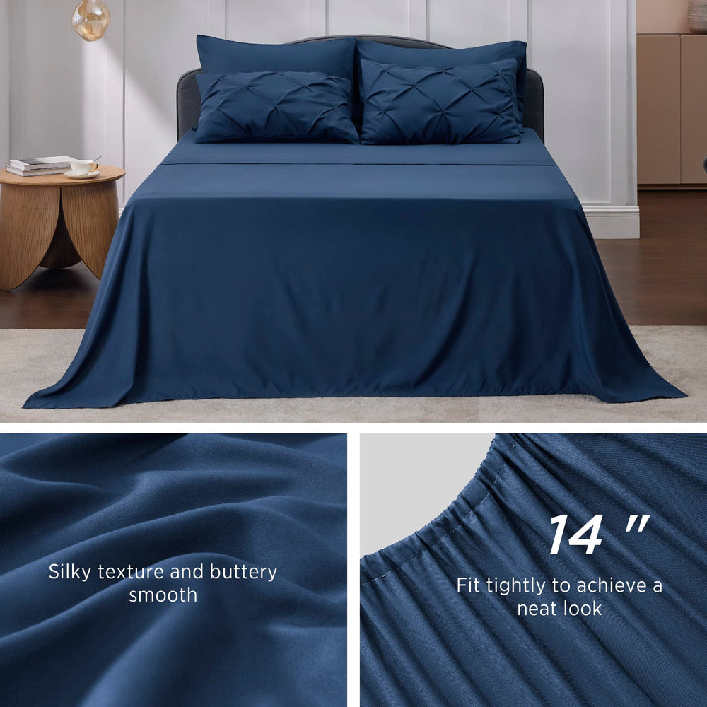 Bedsure taie d’oreiller avec fermeture montrant finition soignée