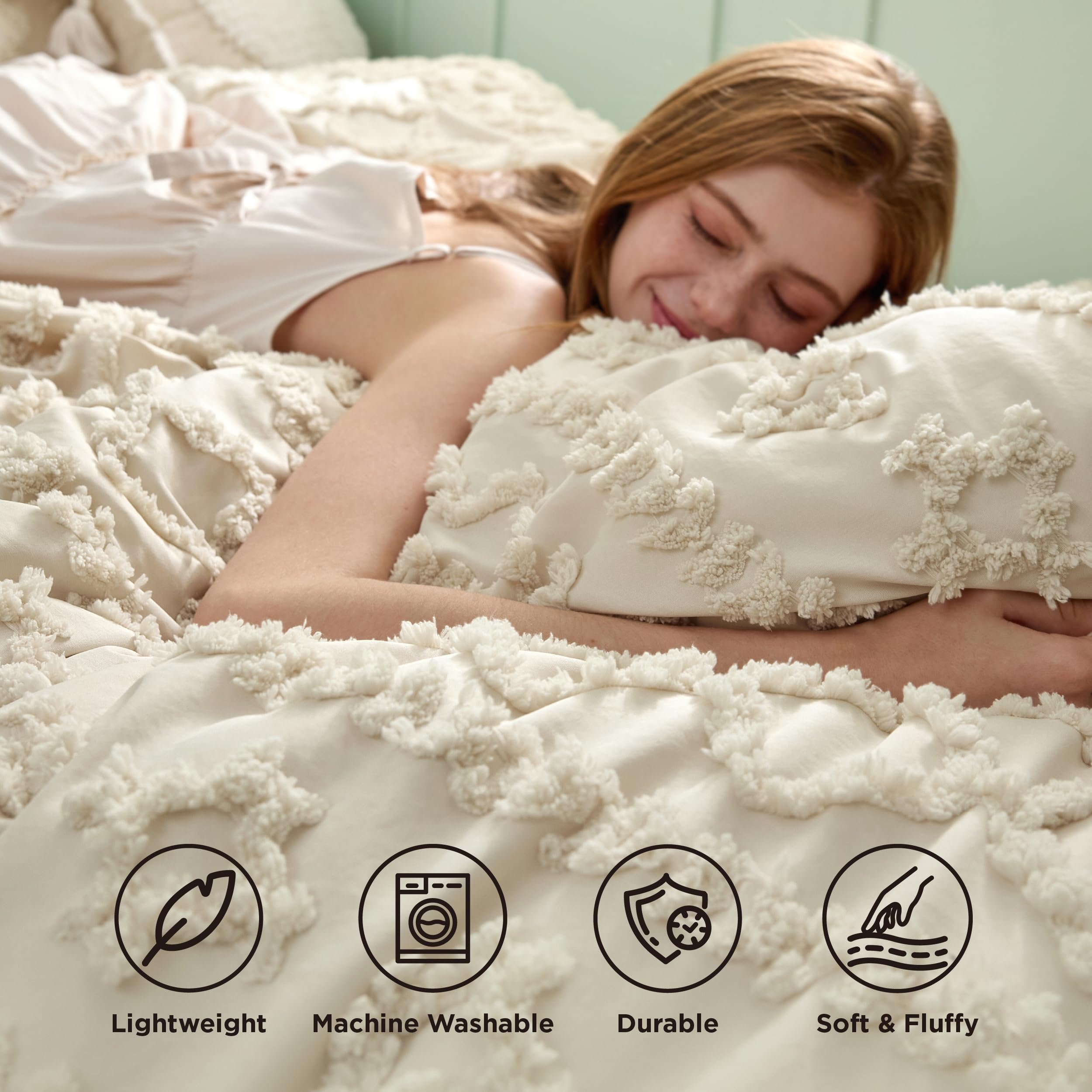 Bedsure taie d’oreiller cousue présentant une finition soignée