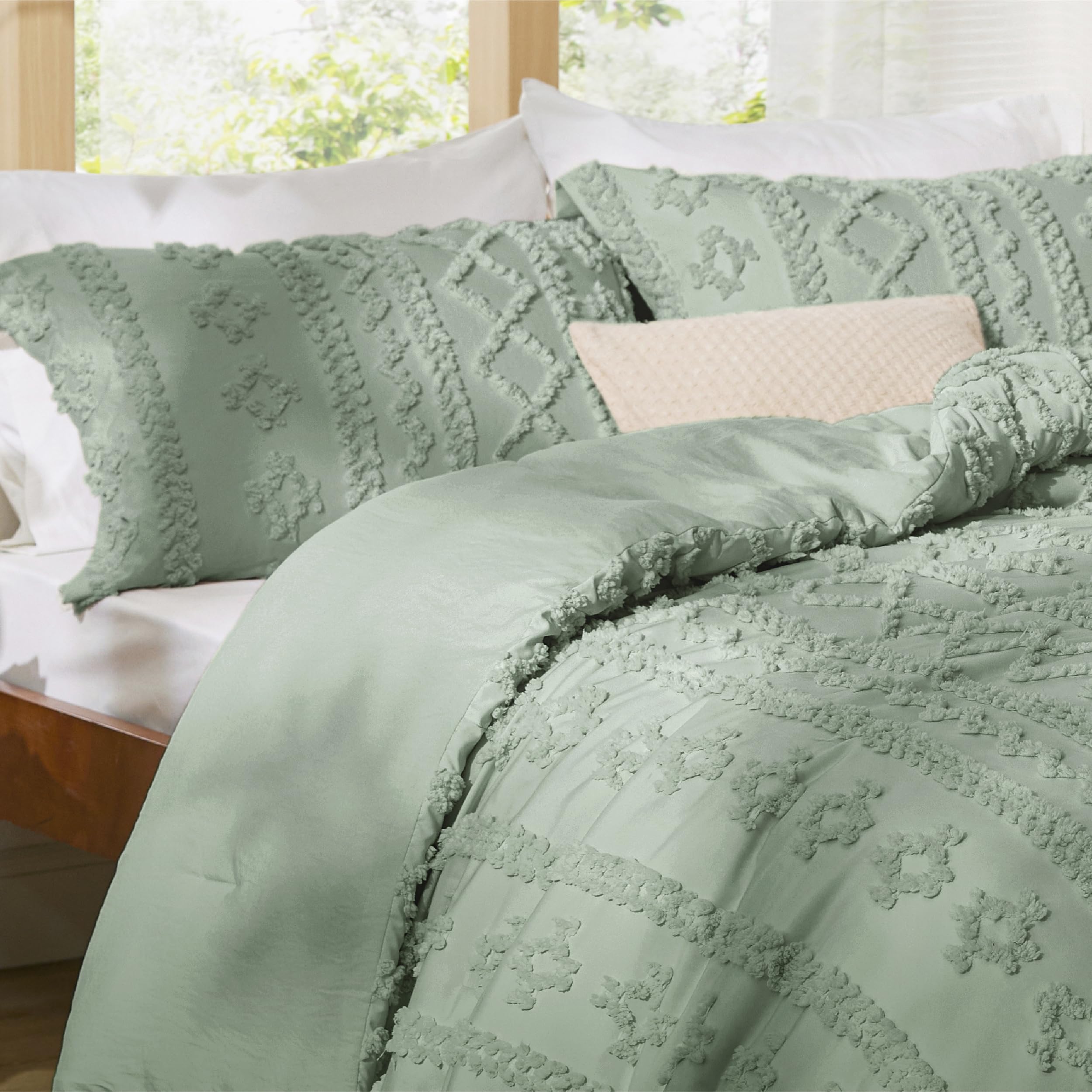 Bedsure taie sham avec rabat, finition soignée et pratique