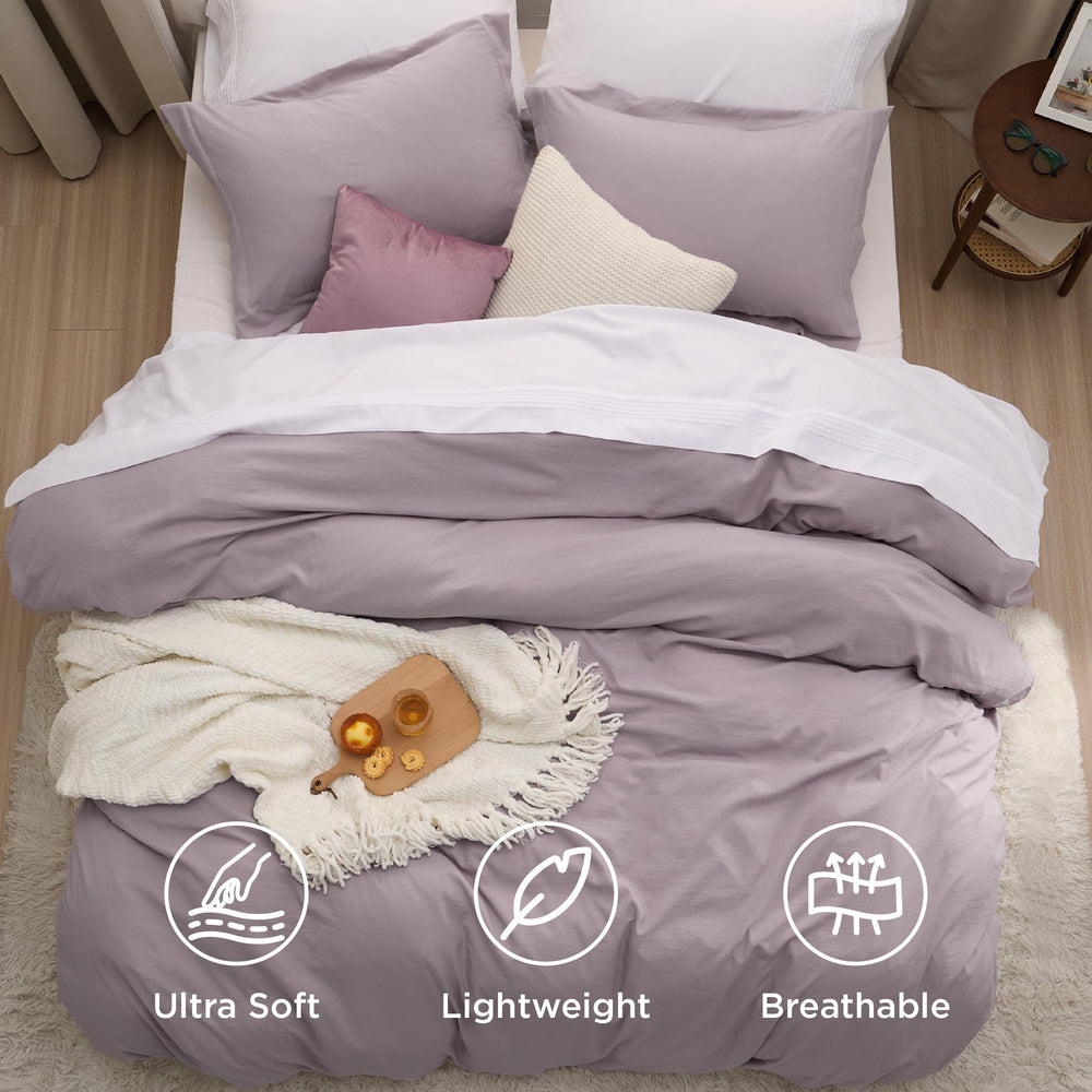 Bedsure deux taies 20x26 coordonées offrant élégance et harmonie