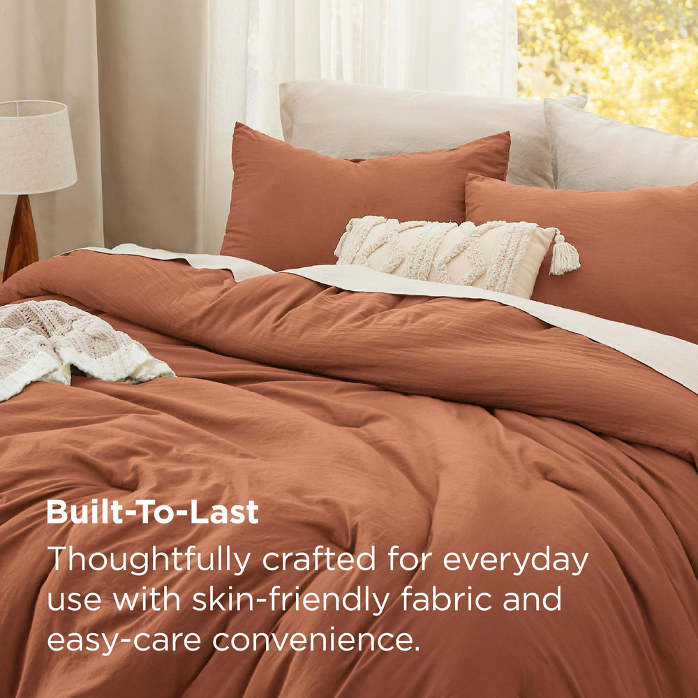 Bedsure taies assorties affichant finition et coordination couleur
