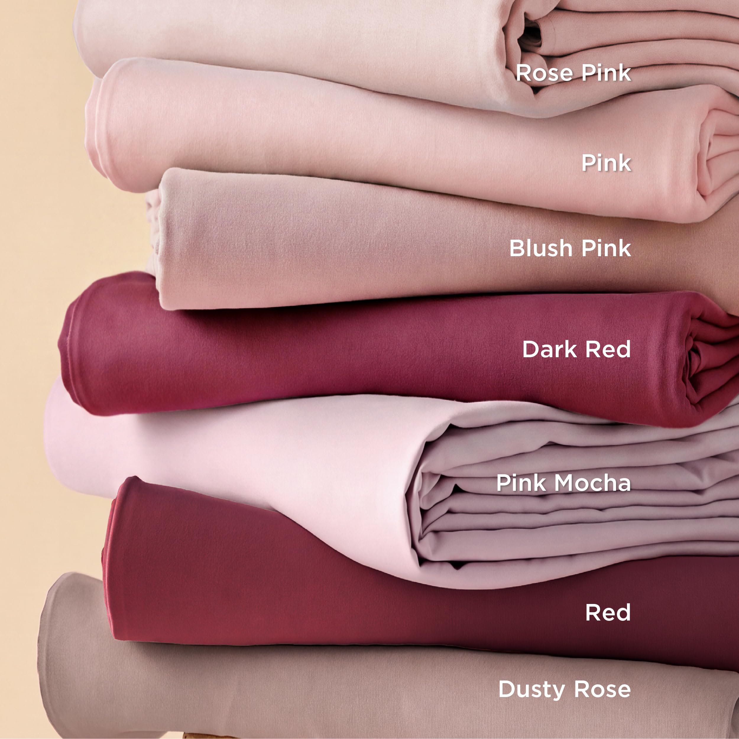 Bedsure taies d'oreiller assorties pour ensemble coordonné confortable