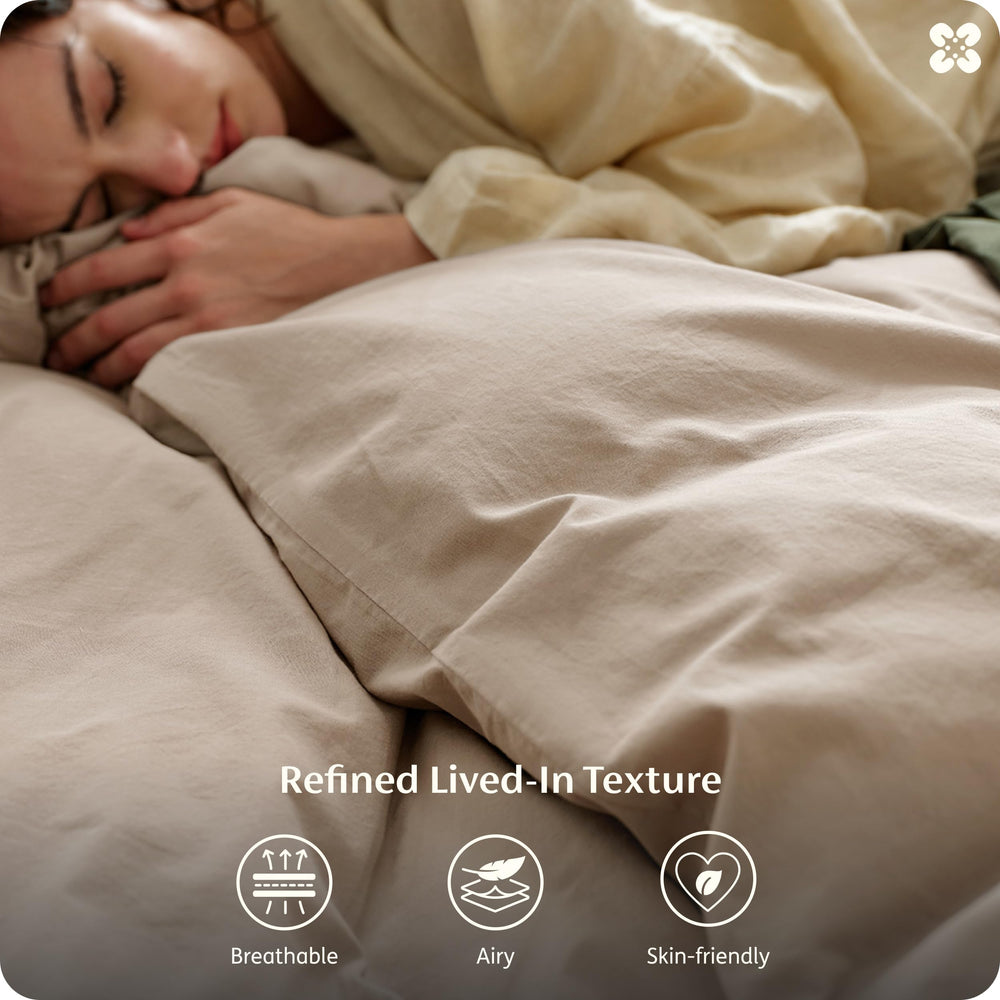 Bedsure paires de taies avec bordure flangée apportant finition soignée au lit