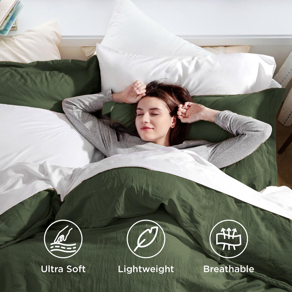 bedsure taies d'oreiller détail couture finition durable et soignée