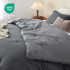 Détail des taies Bedsure illustrant finition soignée et maintien du coussin