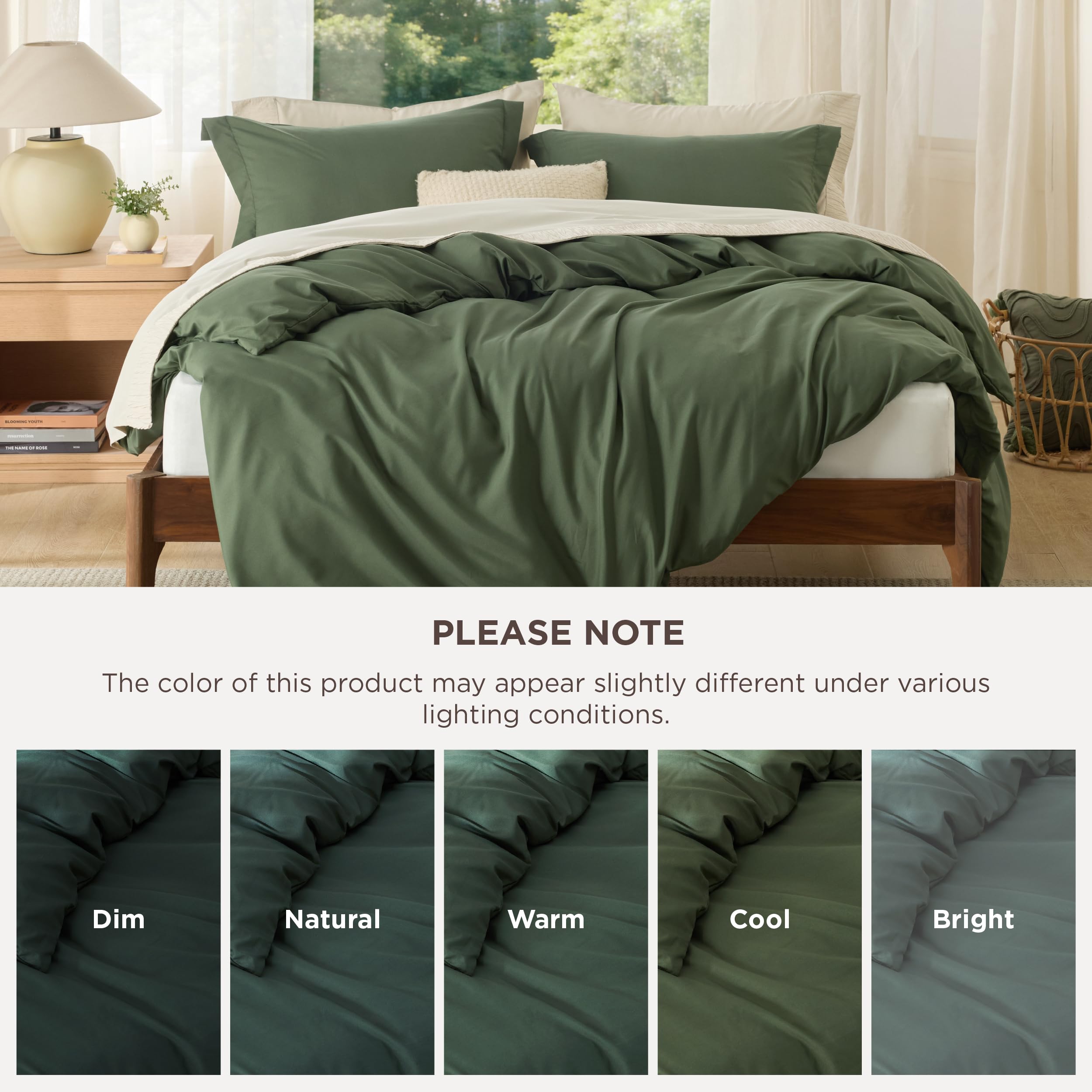 Bedsure taies d'oreiller assorties, ensemble coordonné et harmonieux