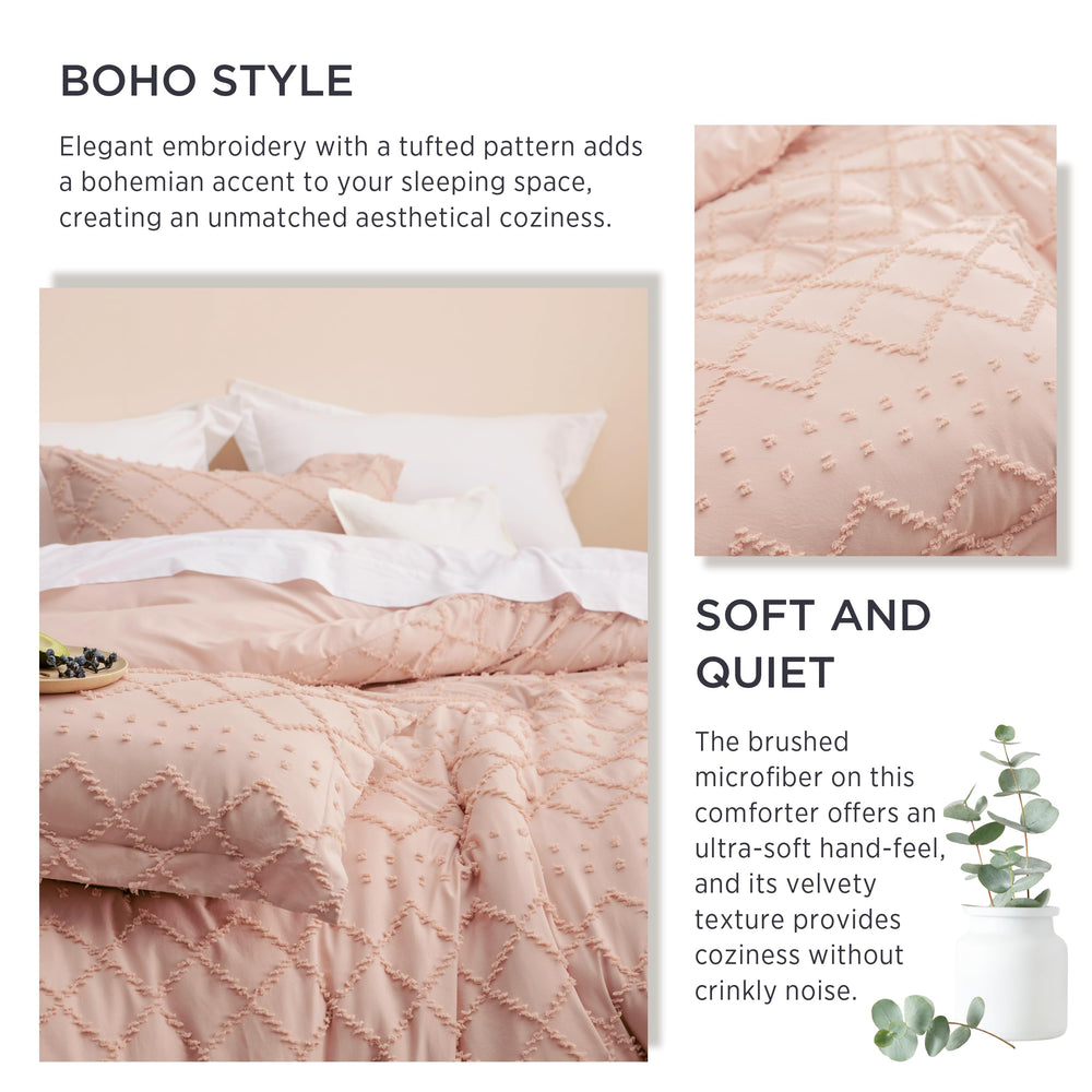 Bedsure deux taies assorties montrant coordination et finition