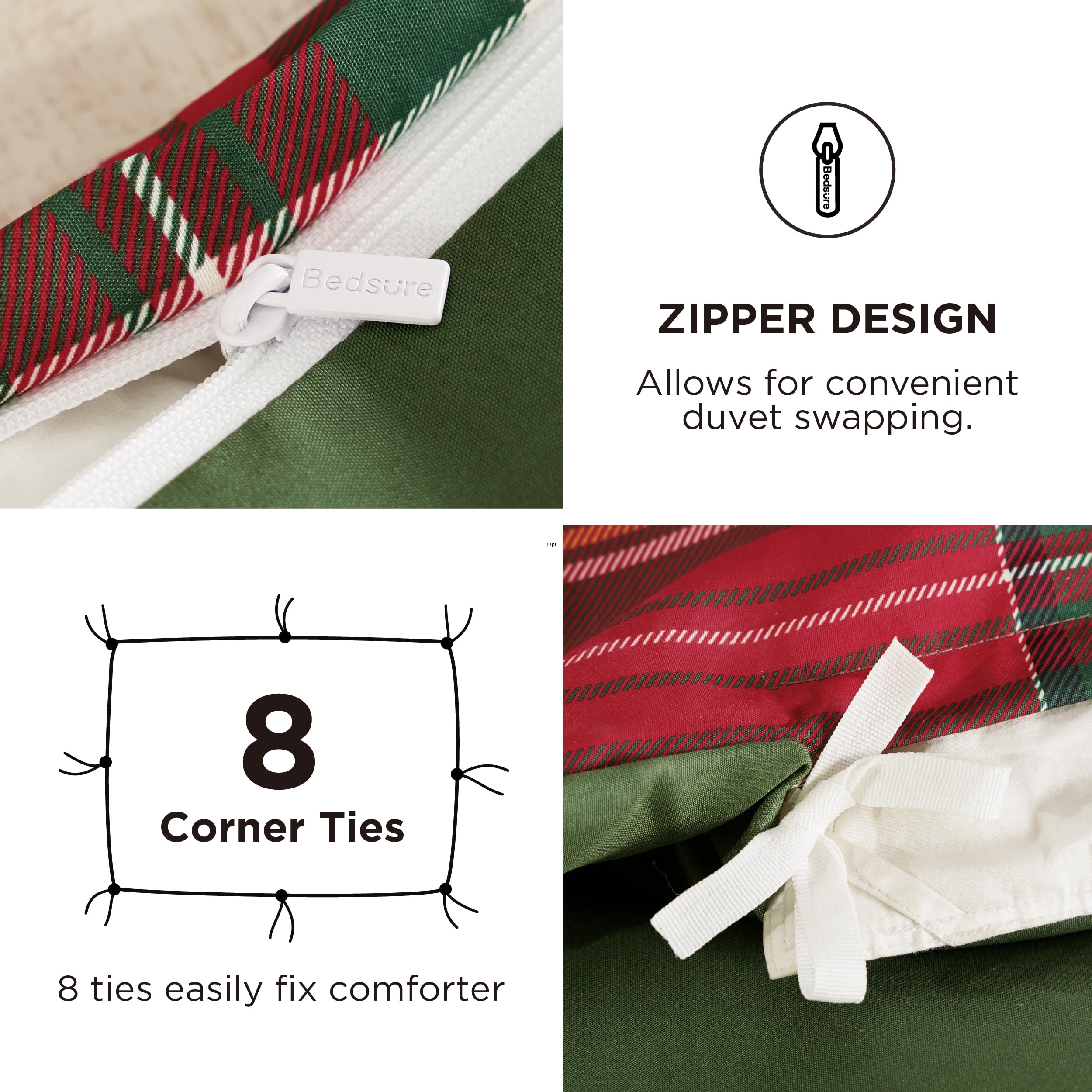 Bedsure deux taies d’oreiller assorties offrant confort et harmonie décorative