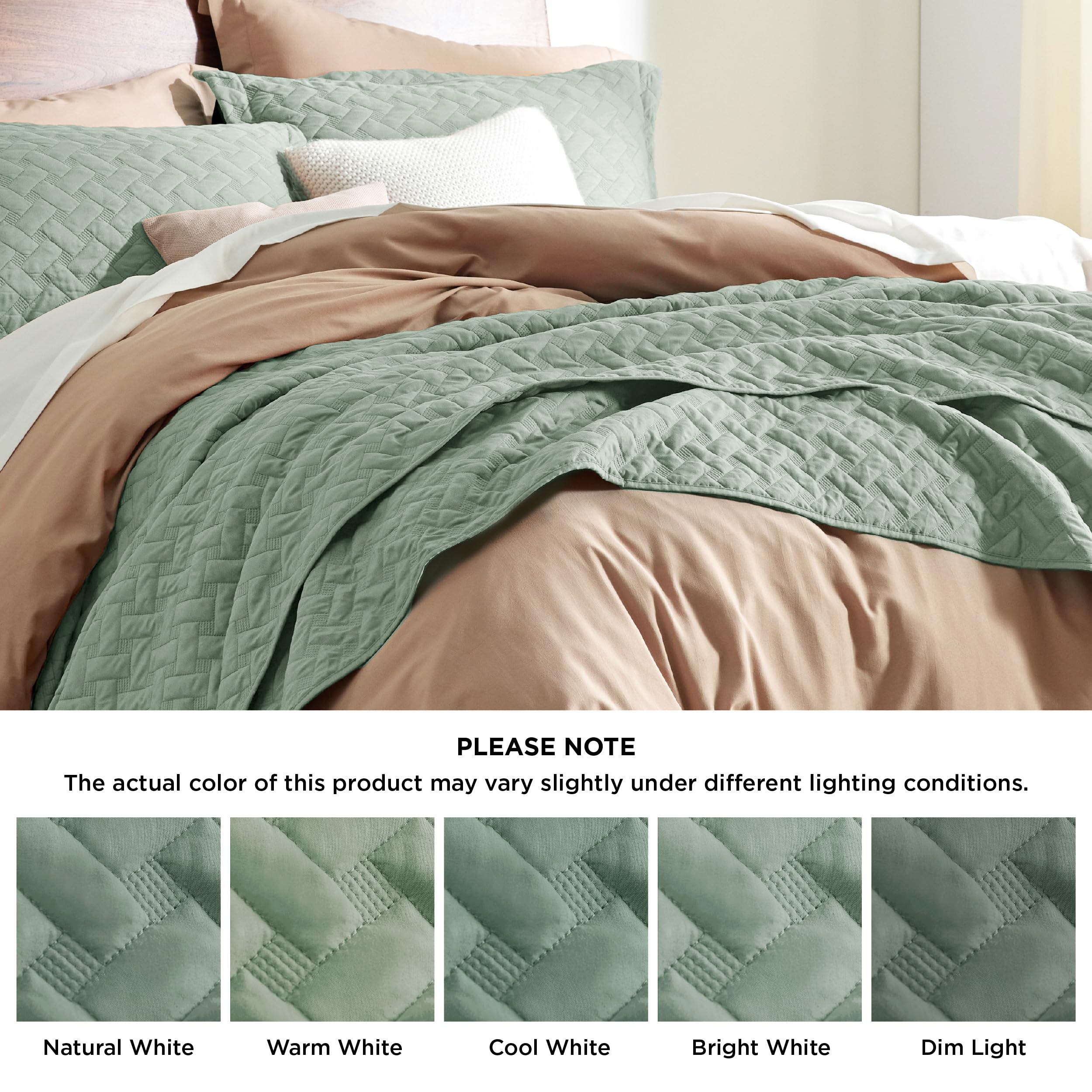 Bedsure taies d'oreiller king exposent finition coordonnée et confort