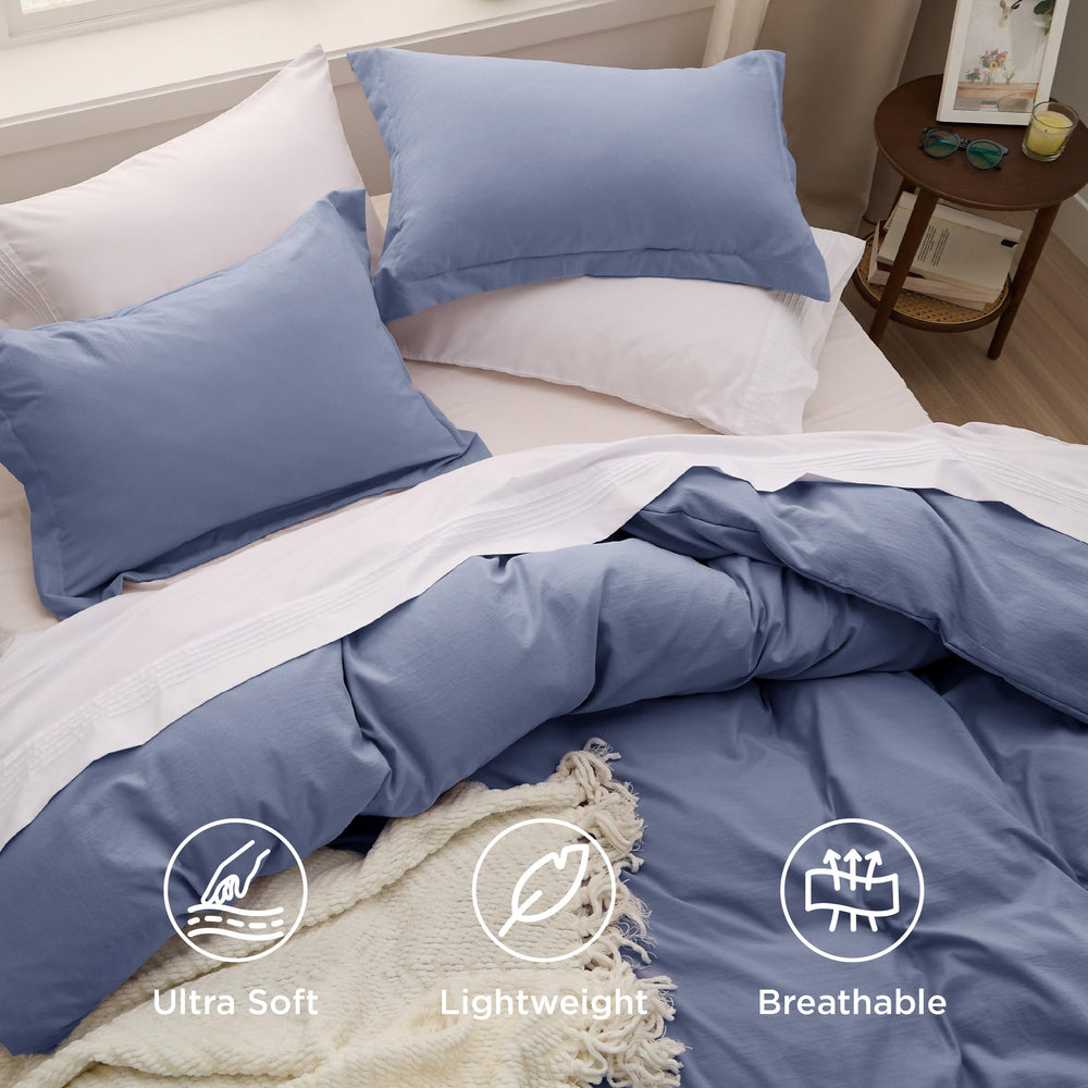 Bedsure deux taies d'oreiller incluses pour ensemble queen