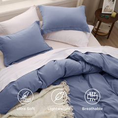 Bedsure deux taies d'oreiller incluses pour ensemble queen