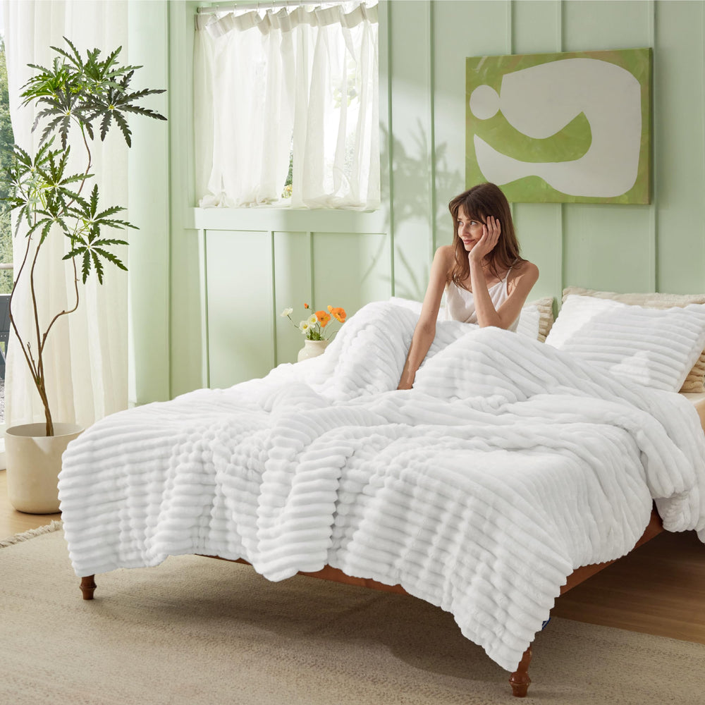 Bedsure taies d'oreiller en gros plan pour douceur au visage
