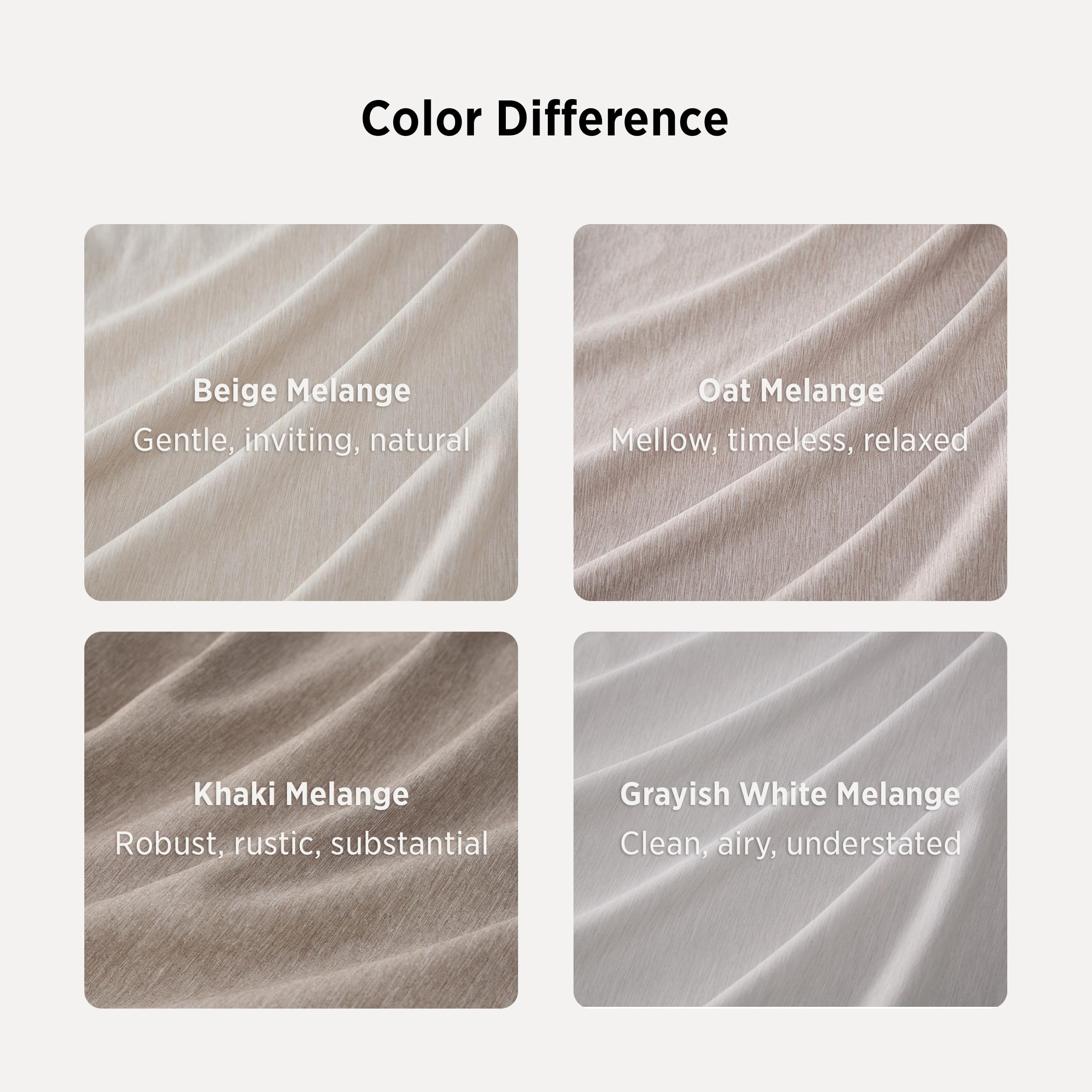 Bedsure taies d'oreiller assorties confort coordonné