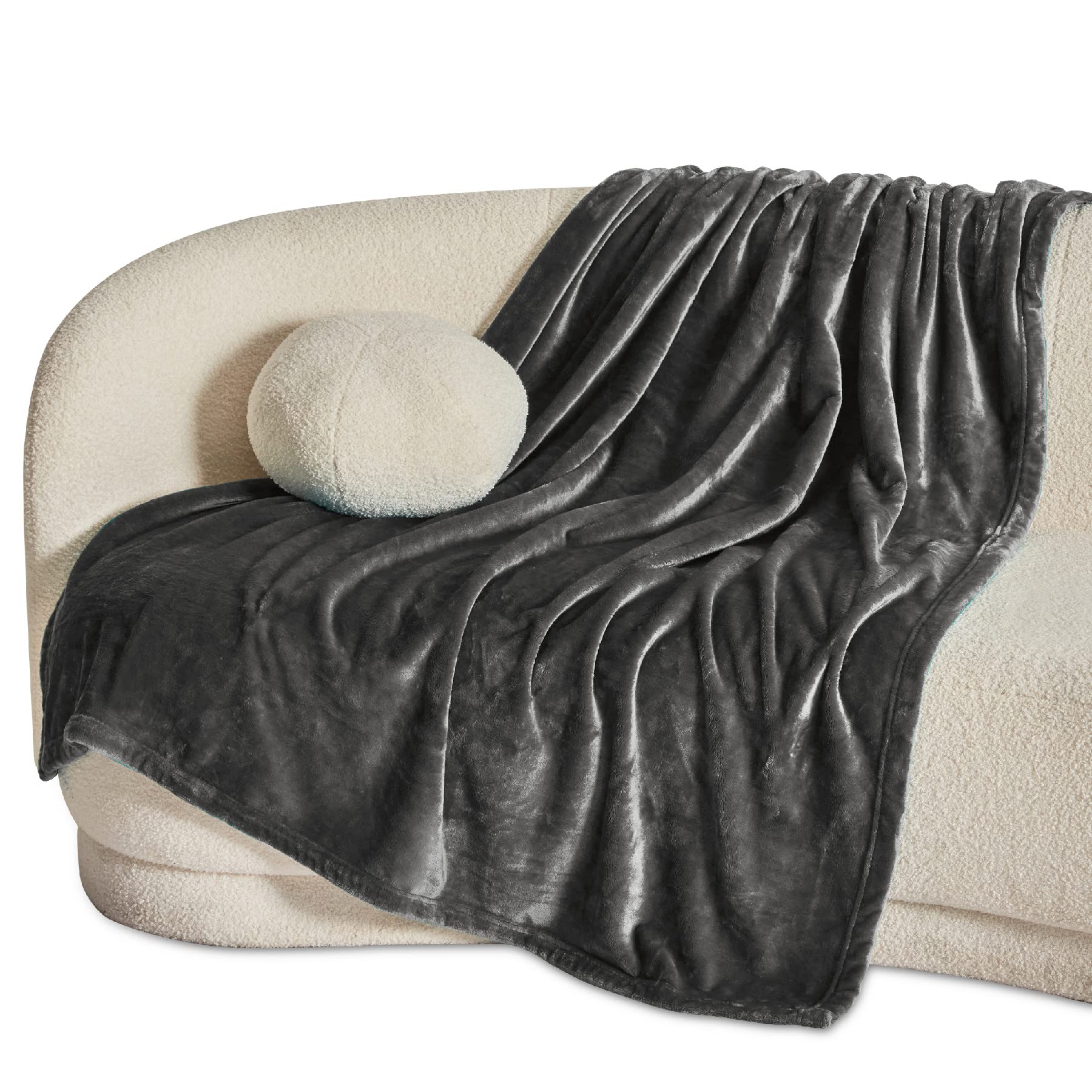Bedsure gros plan microfibre, douceur accrue pour confort immédiat